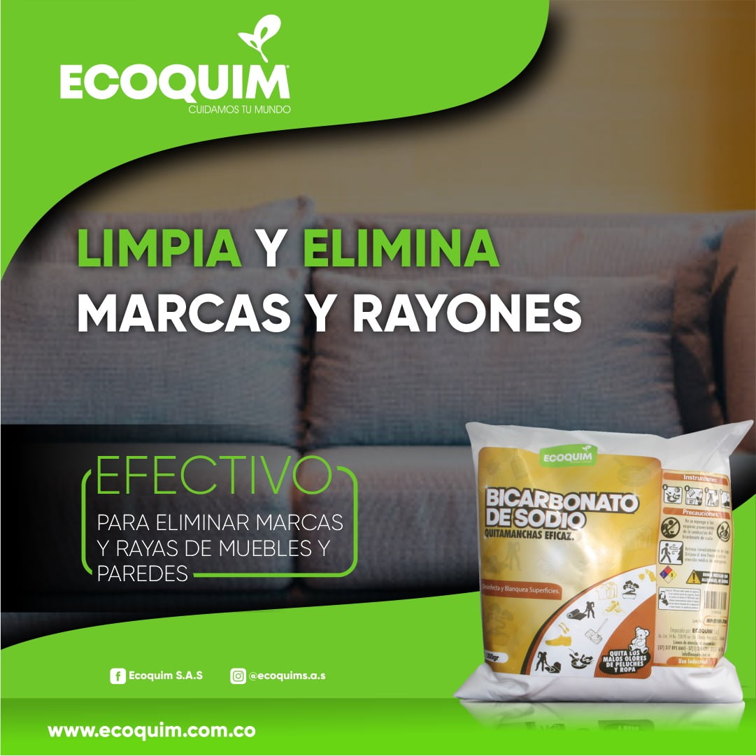 Usos y Beneficios del Bicarbonato de Sodio elimina manchas y rayones