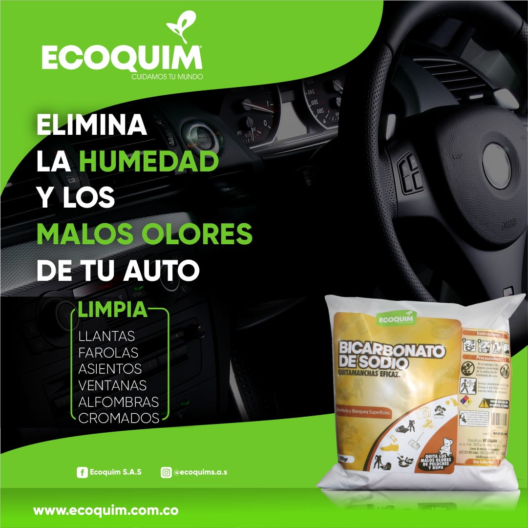 Usos y Beneficios del Bicarbonato de Sodio limpieza auto 2